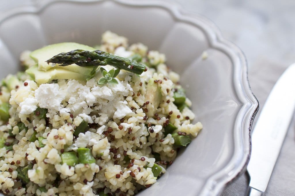 insalata di bulgur e quinoa
